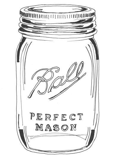 Giant Mason jars for summer sipping are available at In The Kitchen (Strip District). | EA, June/July 2013 | Illustration: Allie Wist. #masonjars #decorate #summerdrinks: Infusing Alcohol, Jar Clipart, Wedding Text, Jar Tags, Homemade Liquor, Ball Logo, Colored Mason Jars, Diy Hanging Shelves, Ball Jar