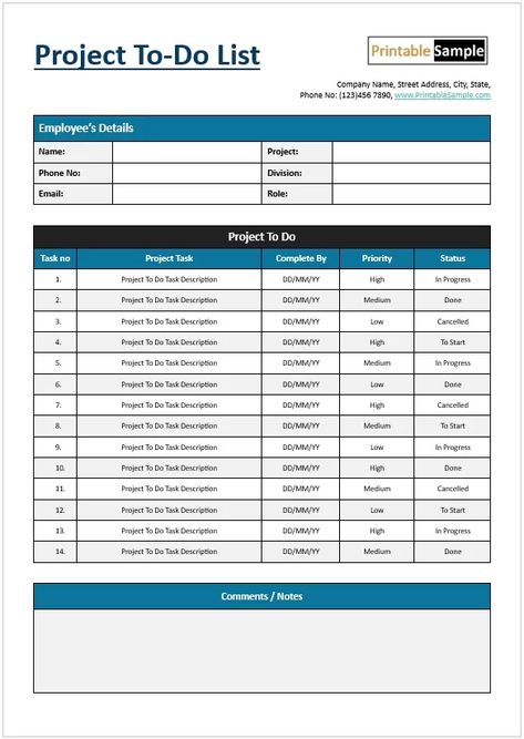 13 Free Editable Project To-do List Templates - Printable Samples Family Chore List, Daily Chore List, Household Chores List, Photography Price List Template, Photography Price List, Estimate Template, Wedding Photography Pricing, People Working Together, Diagram Chart