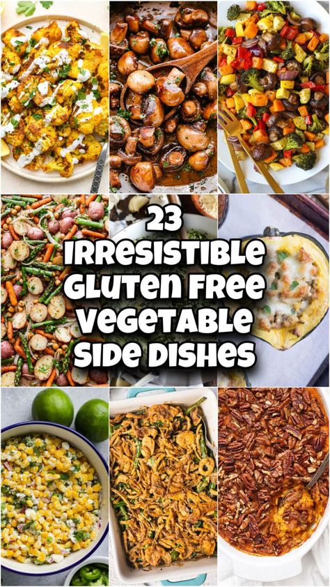 23 Irresistible Gluten Free Vegetable Side Dishes | Officially Gluten Free Gluten Free Thanksgiving Sides, Gluten Free Thanksgiving Side Dishes, Veggie Casserole Recipes, Meatloaf Side Dishes, Gluten Free Veggies, Mixed Vegetable Casserole, Thanksgiving Vegetable Sides, Christmas Side Dish Recipes, Gluten Free Recipes Side Dishes