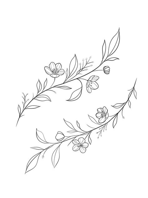 Flower Line Tattoo, Floral Wrist Tattoo, Ramos Tattoo, Flower Tattoo Flash, Arm Wrap Tattoo, Floral Line Drawing, Around Arm Tattoo, Flower Tattoo Ideas, Wrap Tattoo