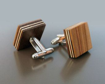 Suit Cufflinks, Wooden Cufflinks, Designer Cufflinks, Der Gentleman, Wooden Accessories, Jewelry Mens, Minimalist Gifts, Cufflinks Wedding, Gifts For New Parents