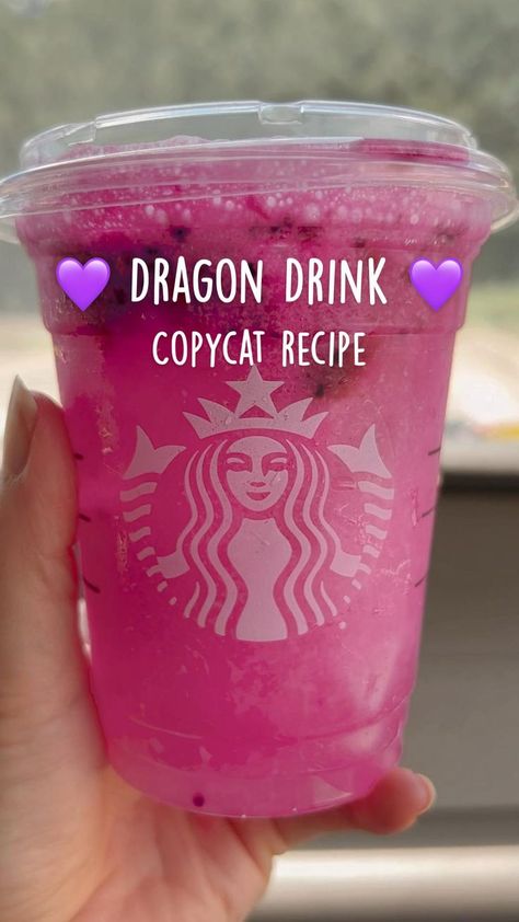 Homemade Dragon Drink, Homemade Starbucks Recipes Refreshers, Diy Starbucks Refreshers At Home, Homade Starbucks Refresher, Homemade Starbucks Refreshers, Starbucks Drinks Recipes Diy Homemade Refreshers, How To Make Starbucks Drinks At Home Refreshers, Diy Starbucks Drinks Refreshers, Homemade Starbucks Drinks Refreshers