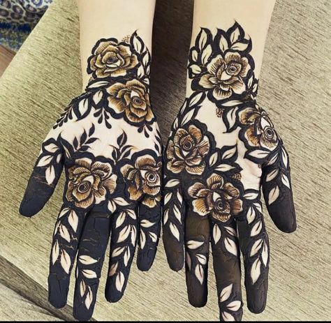 Bold Mehndi Designs Front Hand, Back Mehndi Designs, Stylish Back Hand Mehndi, Rose Henna, Back Hand Mehndi Design, Back Hand Mehndi, What Not To Wear, Hand Mehndi Design, Rose Mehndi Designs