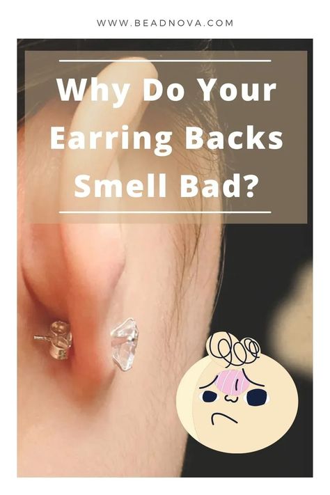 Earring backs sometimes smell awful, and this actually has everything to do with your skin and what it is doing when you have your earrings on. If you have been wondering why do earring backs smell bad, today’s discussion is simply perfect for you. #jewelrytalk #earringbacks Clean Piercings, Cleaning Earrings, Cleaning Piercings, Jewelry 101, Clean Earrings, Ear Peircings, Cleaning Videos, How To Clean Earrings, Earring Hole