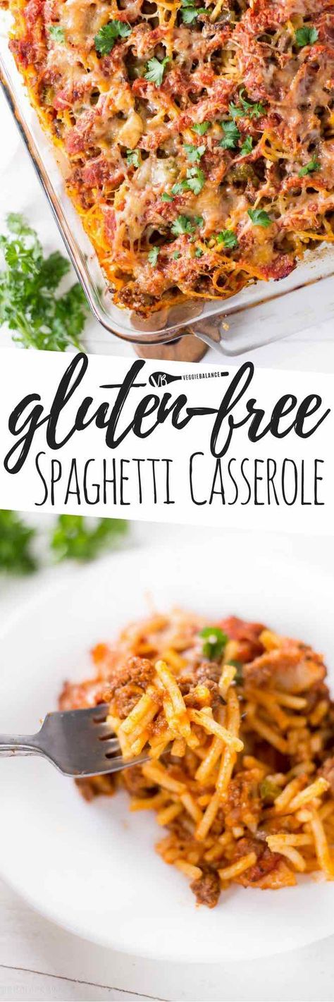 Casserole Recipes For A Large Crowd, Baked Spaghetti Dairy Free, Dairy Free Baked Spaghetti, Gluten Free Million Dollar Spaghetti, Gluten Free Baked Spaghetti, Gluten Free Baked Spaghetti Recipe, Gluten Free Spaghetti Bake, Healthy Baked Spaghetti Recipe, Vegetarian Spaghetti Casserole