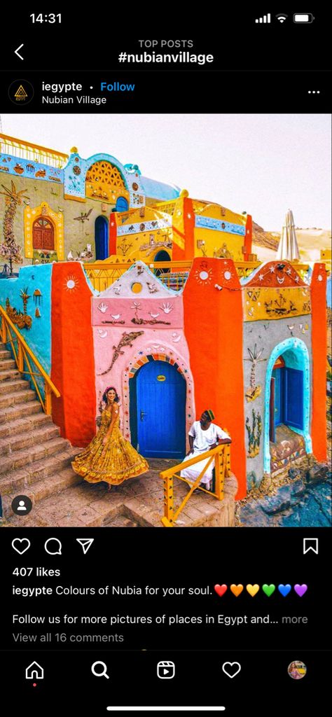 Aswan Egypt, Places In Egypt, Eco Buildings, Everything Is Blue, Art Basics, Indian Paintings, Dream Travel Destinations, Garden Crafts, Beautiful Architecture