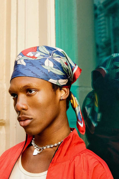 Discover designer men's accessories from independent brands, live on Wolf & Badger now. Silk Head Wrap, Silk Headscarf, Gabriel Garcia Marquez, Silk Bandana, Mango Tree, Bandana Styles, Brand Magazine, A Love Story, Bandana Scarf