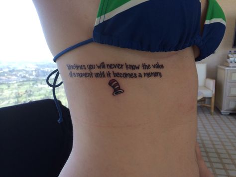 Dr. Seuss quote "sometimes you will never know the value of a moment until it becomes a memory" #drseuss #tattoo #drseusstattoo #quote #valueofamoment Sometimes You Will Never Know The Value, Dr Seuss Tattoo, Class Motto, Quote Tattoo Ideas, Quote Tattoo, Dr Seuss Quotes, Seuss Quotes, Next Tattoo, My Class