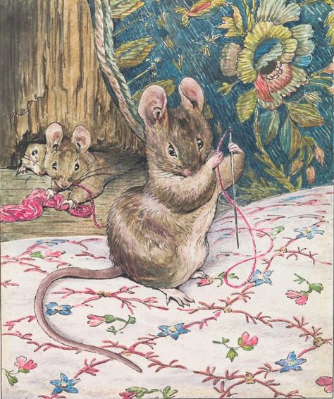 Leap Into the Surprising, Art-Filled Life of Beatrix Potter in a New Exhibition | Smart News| Smithsonian Magazine Tailor Of Gloucester, Gloucester, Beatrix Potter, Mice, Nature