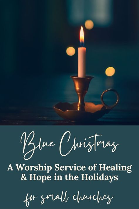 For many, Christmas is not ‘The Most Wonderful Time of the Year’ (as the song goes). The Blue Christmas Service is a beautiful way to make space during the advent season for those suffering any kind of loss – whether the loss of a person, a dream, finances, stability, health, or more. The idea behind the Blue Christmas Service is to create space for the acknowledgment of the heaviness often carried during this season, as well as offering the hope that Jesus gives. Blue Christmas Service Ideas, Christmas Candlelight Service Ideas, Candlelight Service Church, Candlelight Service Ideas, Candlelight Christmas Service, Christmas Eve Service Ideas Church, Christmas Eve Candlelight Service, Christmas Sunday, Blue Christmas Lights