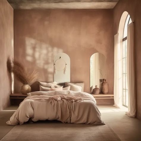 Climbing Rose Pink Limewash, Hygge Apartment, Almond Flower, Desert Climate, Limewash Paint, Hot Desert, Lime Paint, Climbing Rose, Color Lab