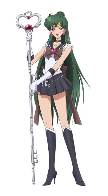 Sailor Pluto | Sailor Moon Fanon Wiki | Fandom Sailor Pluto Cosplay, Sailor Moon Wiki, Super Sailor Chibi Moon, Chibiusa Tsukino, Princesas Disney Anime, Moon Character, Arte Sailor Moon, Sailor Guardians, Minako Aino