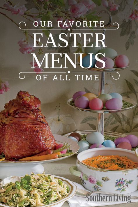 Easter Dinner Menus, Easter Food Appetizers, Easter Dishes, Easter Lunch, Easter Menu, Easter Brunch Food, Easter Dinner Recipes, Meat Dinners, Holiday Menus