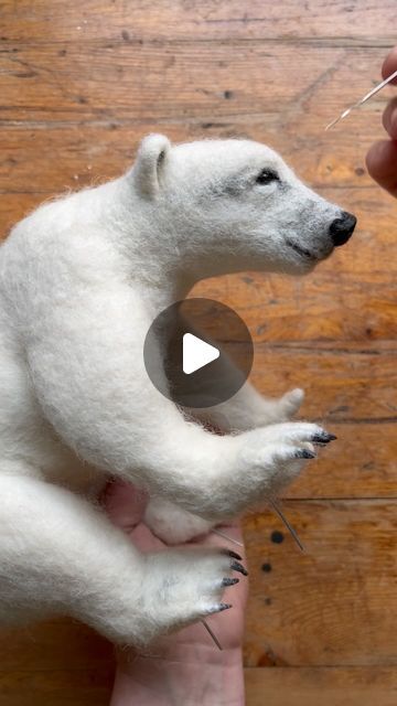 Tracey Turner | Fibre Artist on Instagram: "Hello, it is good to be back sharing another polar bear sculpture. The past few months have been very busy working with my amazing membership of fabulous makers, moving into my new garden studio (need to share more about that), launching my wildlife project plan for 2024 and posting Christmas kits. Phew!!! On the other side of the scale it’s been emotionally challenging being at the side of my dear friend through her health scare and surgery but feeling blessed by her all clear news! Lots of happy tears today - perfect day to share my new polar bear sculpture to celebrate! If you’re interested in joining membership please email birdieandblossom01@gmail.com * * #needlefelting #polarbear #polarbearcub #wirearmature #needlefelt #christmas #need Needlefelt Christmas, Polar Bear Sculpture, Fibre Artist, Feeling Blessed, Project Plan, Bear Sculptures, Happy Tears, Garden Studio, Very Busy