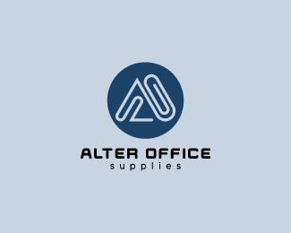 Alter Office Logo design - Letter A design ending with a paper clip suitable for an office supply company, printer, paper company, publishing company, app, educational company, and more. Price $275.00 Office Logo Design, Office Supplies Logo, Letter A Design, Sunshine Logo, Office Logo, Education Logo, G Logo, Letter Logo Design, Publishing Company