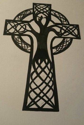 Celtic Tree of Life & Cross with Triquetra throughout. Possible forearm tattoo.......... Welsh Ancestry, Cross Tree, Irish Cross, Celtic Cross Tattoos, Yin Yang Tattoos, Tree Of Life Tattoo, Celtic Tree Of Life, Celtic Patterns, Celtic Tattoos