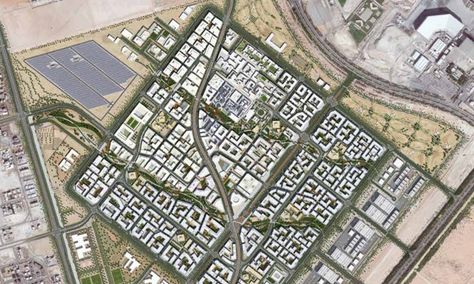 Masdar City, Arcology, Urban Design Plan, House Architecture Design, Master Plan, Design Planning, Urban Design, Abu Dhabi, Middle East