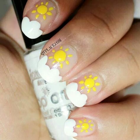 Nail Polish Magic, The Quiet Place, Sunshine Nails, Nail Template, Nagel Art, Nail Art Courses, Sun Nails, French Tip Nail Designs, Art For Beginners