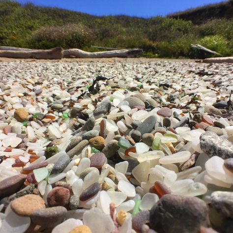 Washington Beaches, Best Beaches To Visit, Road Trip Places, Sea Glass Colors, Glass Beach, Sea Glass Beach, Fort Bragg, Shell Beach, Ocean Vibes