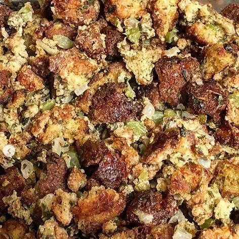 Keto Pork Rinds, Low Carb Thanksgiving, Low Carb Stuffing, Keto Stuffing, Pork Rind, Keto Holiday Recipes, Keto Thanksgiving, Low Carb Holiday, Stuffing Recipes For Thanksgiving