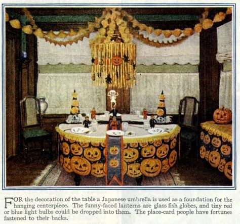 Halloween Party Decorating Ideas, Party Decorating Ideas, Vintage Halloween Party, Easy Diy Halloween Decorations, Ladies Home Journal, Halloween Witch Decorations, Man Spider, Halloween Facts, Creepy Halloween Decorations