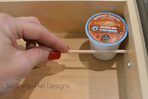 $2 DIY K-Cup Holder K Pod Storage Ideas, Keurig Cup Storage Ideas, Kerig Cups Storage Ideas, Ideas For Kcup Storage, K Cup Storage Ideas Diy, Coffee Pod Storage Ideas Diy, Diy Coffee Pod Holder Storage Ideas, Diy Kcup Storage Ideas Dollar Tree, Diy K Cup Storage