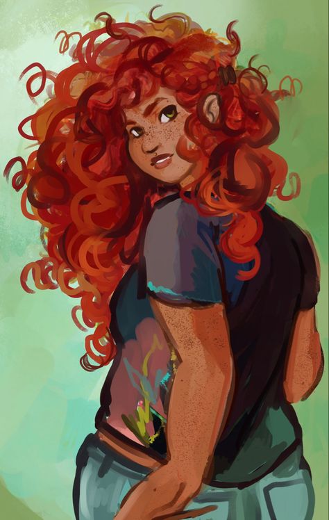 Rachel Elizabeth Dare, Viria, Percy Jackson, Red Hair, A Girl, A Woman, Green, Red, Hair