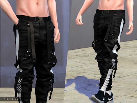 CC Pack - Dec 2020 - Pt I | Patreon Sims 4 Cc Clothes Techwear, The Sims 4 Cc Techwear, Sims 4 Tactical Cc, Sims 4 Techwear, Sims 4 Men Clothing, Sims 4 Male Clothes, Sims 4 Piercings, Sims 4 Male, Pelo Sims