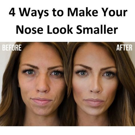 make nose seem smaller Make Nose Smaller, Contouring Nose, Contour Tips, Maskara Beauty, Bulbous Nose, Makeup Contouring, Nose Contour, Cola Cake, Contour Tutorial