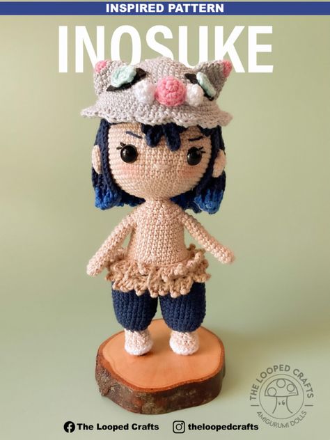 Crochet Inosuke, Doll Crafts, Amigurumi Doll, Crochet Doll, Crochet Yarn, Amigurumi Pattern, Read Online For Free, Crochet Amigurumi, Amigurumi