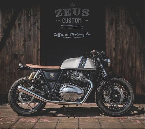 Best Cafe Racer Motorcycles 👑 on Instagram: “Royal Enfield Continental GT 650 🛠️ @zeuscustom 💣💣💣💣💣💣💣💣💣💣💣💣💣” Bikes Photos, Royal Enfield Stickers, Royal Enfield Continental Gt 650, Himalayan Royal Enfield, Gt Continental, Royal Enfield Continental Gt, Duke Motorcycle, Continental Gt 650, Royal Enfield Wallpapers