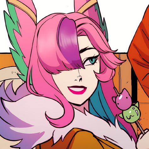 Star Guardian Xayah, Star Guardian, Hair