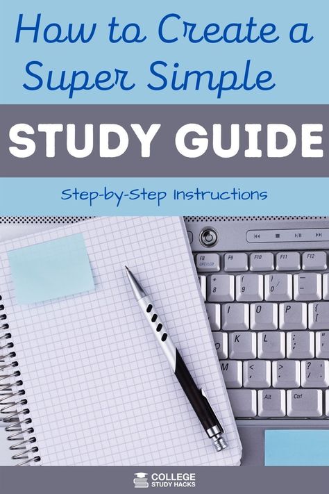 It's super easy to create your own study guide. Using this study guide method, you will organize all of your class notes, professor notes/slides/handouts, practice problems, formulas, definitions, practice tests, etc. into a common document to make it easy to study for quizzes and exams. #studyguide How To Make A Study Guide, Study Guide Ideas, Organized Study, Teas Exam, Study Guide Template, College Notes Organization, Study Preparation, Microsoft Onenote, Study Core