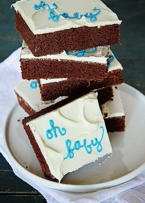 Texas Brownie Sheet Cake for Baby Shower Regular Brownies, Amanda Rettke, Cake Recipe Chocolate, Cake For Baby Shower, Best Chocolate Cake Recipe, Brownies Recipes, Planet Cake, Cake Brownie, Cake For Baby