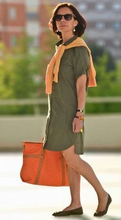 Olive Green Shirt Dress, Mode Ab 50, 40 Fashion Women, Green Shirt Dress, Womens Fashion Jeans, Fashion For Women Over 40, 60 Fashion, Over 50 Womens Fashion, Fashion Weeks