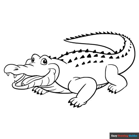 Free Alligator Coloring Page for Kids Alligator Coloring Page, Animals Coloring Pages For Kids, Zoo Animal Coloring Pages, Animal Outline, Panda Coloring Pages, Animals Coloring Pages, Bear Coloring Pages, Free Coloring Sheets, Animals Coloring