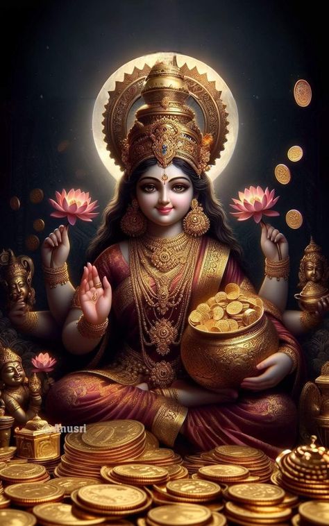 Maa Lakshmi Hd Wallpaper, Goddess Lakshmi Photos, Maa Laxmi Hd Wallpaper, Lakshmi Devi Images Hd, Lakshmi Kubera Hd Photos, Lakshmi Devi Images, Kulasai Mutharamman, Kubera God, Mahalakshmi Goddesses Hd Wallpaper