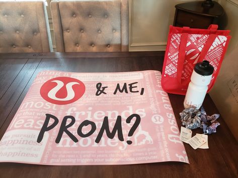 Lululemon Prom Proposal, Lulu Prom Proposal, Lululemon Hoco Proposal, Lululemon Promposal, Baseball Promposal, Prom Asks, Dance Asks, Hoco Signs, Sadies Proposal