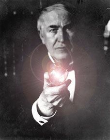 Thomas Edison and the “first” light bulb. In 1878, Thomas Edison began serious research into developing a practical incandescent lamp and on October 14, 1878, Edison filed his first patent application for "Improvement In Electric Lights". Thomas Edison Light Bulb, Edison Inventions, Edison Phonograph, Thomas Alva Edison, Alva Edison, 21st Century Learning, Edison Lighting, Menlo Park, Thomas Edison