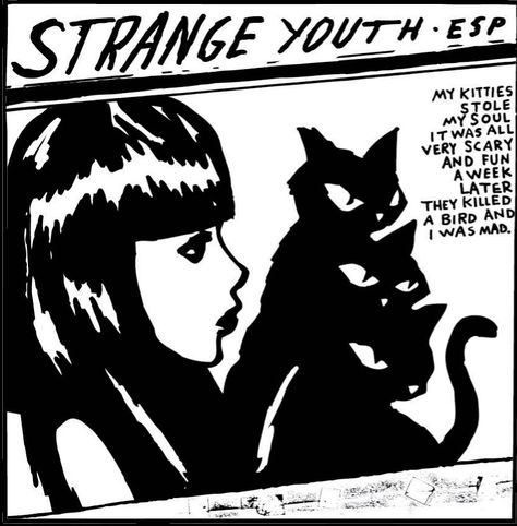 Emily the Strange Goth Princess, Small Creatures, Rock Aesthetic, Emily The Strange, Arte Punk, Sonic Youth, As Humans, Dark Grunge, Art Folder