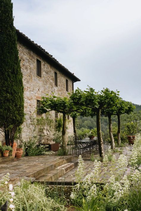 Layered Planting, Tuscan Garden Design, Italian Backyard, Arne Maynard, Mediterranean Garden Design, Terrace Building, Tuscan Farmhouse, Tuscan Garden, Tuscan Landscaping