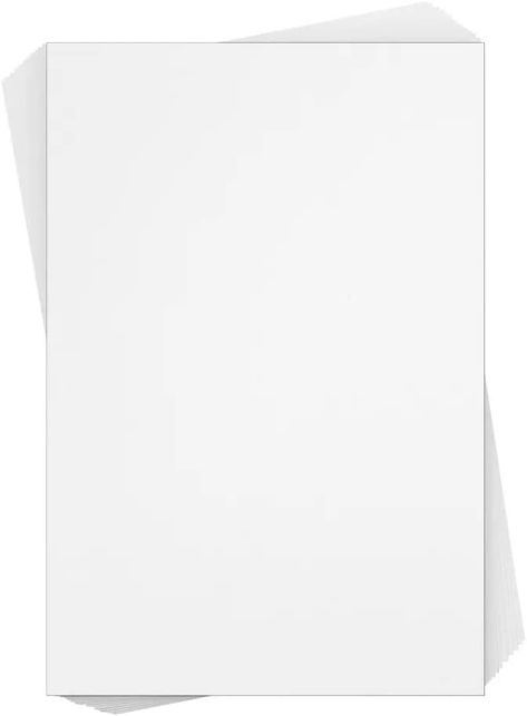 Amazon.com : Reskid 100 Pack of White Cardstock - Thick Paper - 5 x 7" Blank Heavy Weight 110lb/14pt Cover Card Stock - Great For Invitations, Announcements and More (5x7, inches) : Office Products Easel Pads, Paper Machine, Topps Tiles, Stick Notes, Plastic Edging, Green Choices, Bond Paper, Ceramic Bisque, Painting Tile