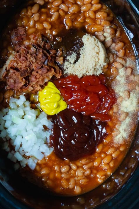 Dr Pepper Baked Beans Crock Pot, Crockpot Loaded Baked Beans, Gourmet Baked Beans, Kardea Brown Baked Beans, Hamburger Beans Recipe Crock Pot, Baked Beans In Electric Roaster, Five Bean Baked Beans, Instant Pot Baked Beans Canned, Summer Baked Beans