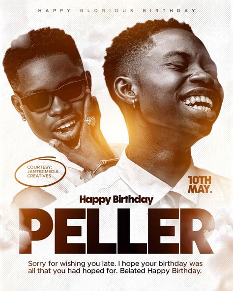 HBD flyer design for @peller089 Graphical Poster, Free Flyer Design, African Photography, Synthwave Art, Flyer Inspiration, Christian Graphic Design, Concert Poster Design, Beautiful Profile, Birthday Inspiration