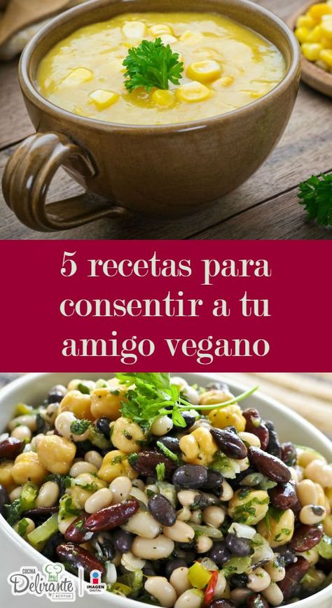 recetas veganas mexicanas | CocinaDelirante Elote Tacos, Fasting Food, Vegetarian Lunch, Sweet Life, Dairy Free Recipes, Gluten Free Dairy Free, Vegan Food, Vegan Vegetarian, Free Food