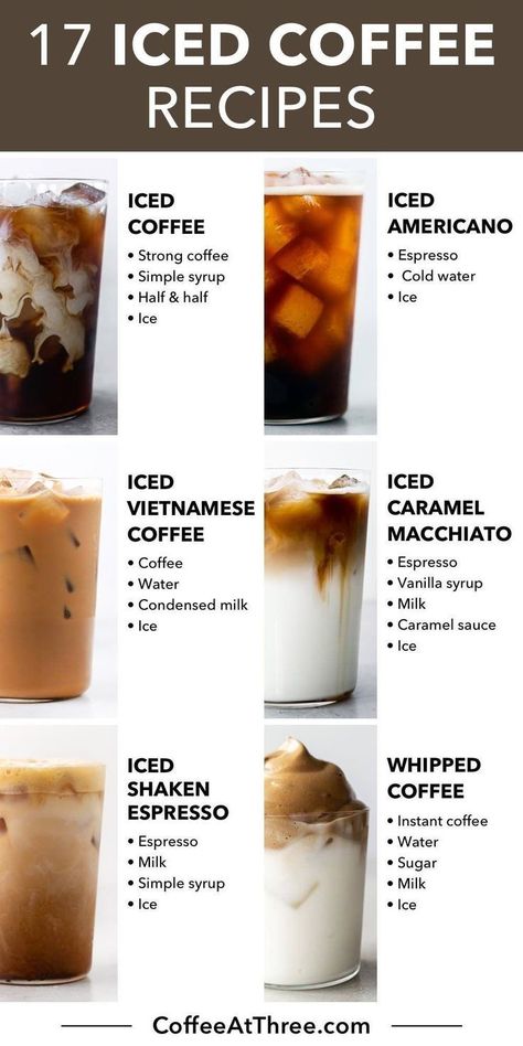 Make A Starbucks Drink At Home, Coffee Drink Ideas At Home, Best Homemade Iced Coffee, Coffee Ingredients Recipes, Coffe Ideas Drinks At Home, Coffe Recipes Ideas Iced Easy, How To Make Cold Coffee At Home, Cold Coffee Recipes Homemade, Coffee At Home Recipes