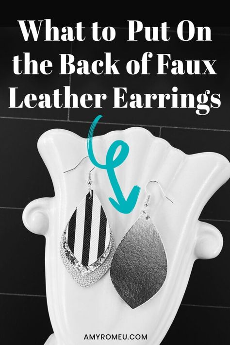 Making Faux Leather Earrings, Leather Earrings Silhouette Cameo, Htv On Faux Leather Earrings, What To Put On The Back Of Faux Leather Earrings, Faux Leather Earrings With Vinyl, How To Make Faux Leather Earrings Cricut, Diy Faux Leather Earring Ideas, Making Earrings With Cricut, Glowforge Jewelry Projects