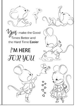 Dr Digi House Of Stamps, House Mouse Stamps Coloring, House Mouse Stamps, Tiddly Inks, Ink Stamps, Tampon, Animal Illustration, Good Times, Bullet Journal