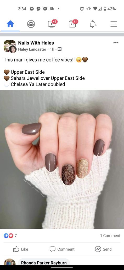 Upper East Side Color Street Combo, Upper East Side Color Street, Dip Nail Colors, Sns Nails Colors, Secret Nails, Nail Color Combos, Best Nail Art Designs, Nails For Kids, Thanksgiving Nails