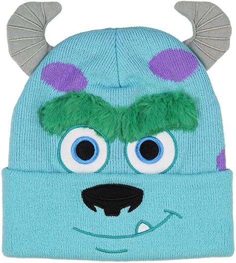 Amazon.com: Disney Monsters Inc. Sulley Beanie Embroidered 3D Character Face Design Costume Hat : Clothing, Shoes & Jewelry Character Face Design, Sulley Costume, Disney Monsters Inc, Character Face, Disney Monsters, Up Costumes, Animation Movie, Acrylic Designs, Costume Hats